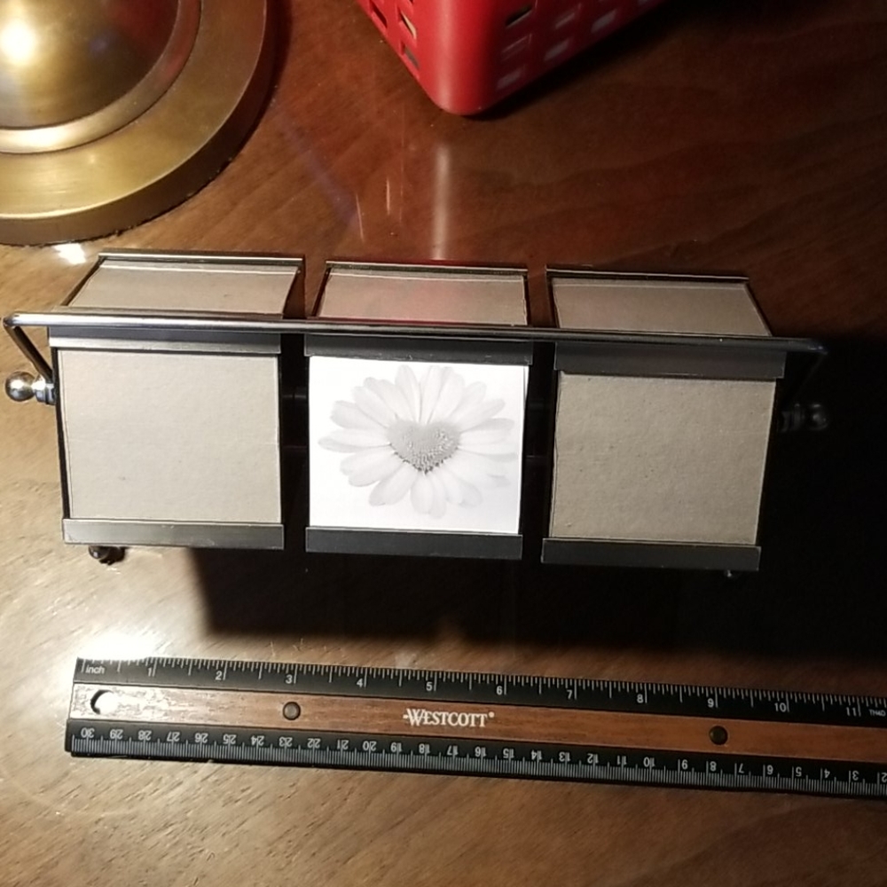 Used Triple Frame Rotating Desk Cube - Picture 2 of 8